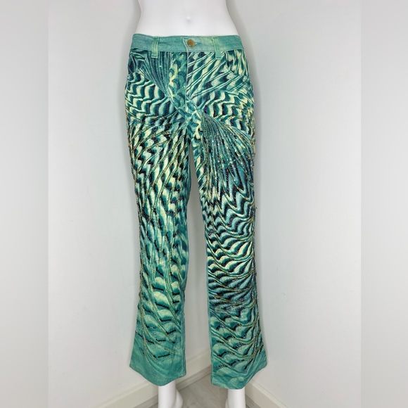 Roberto Cavalli 2001 runway beaded pants - Picture 4 of 14